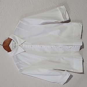 Preview Collection White Button Down Blouse Sz. XL